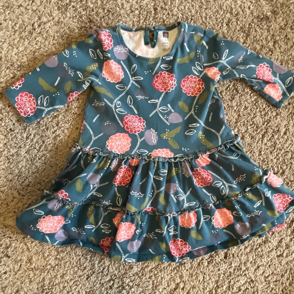 3T toddler girls dress bundle BabyGap and Tea Collection   |    2 pieces total - Picture 2 of 9